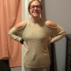 Off the shoulder sweater